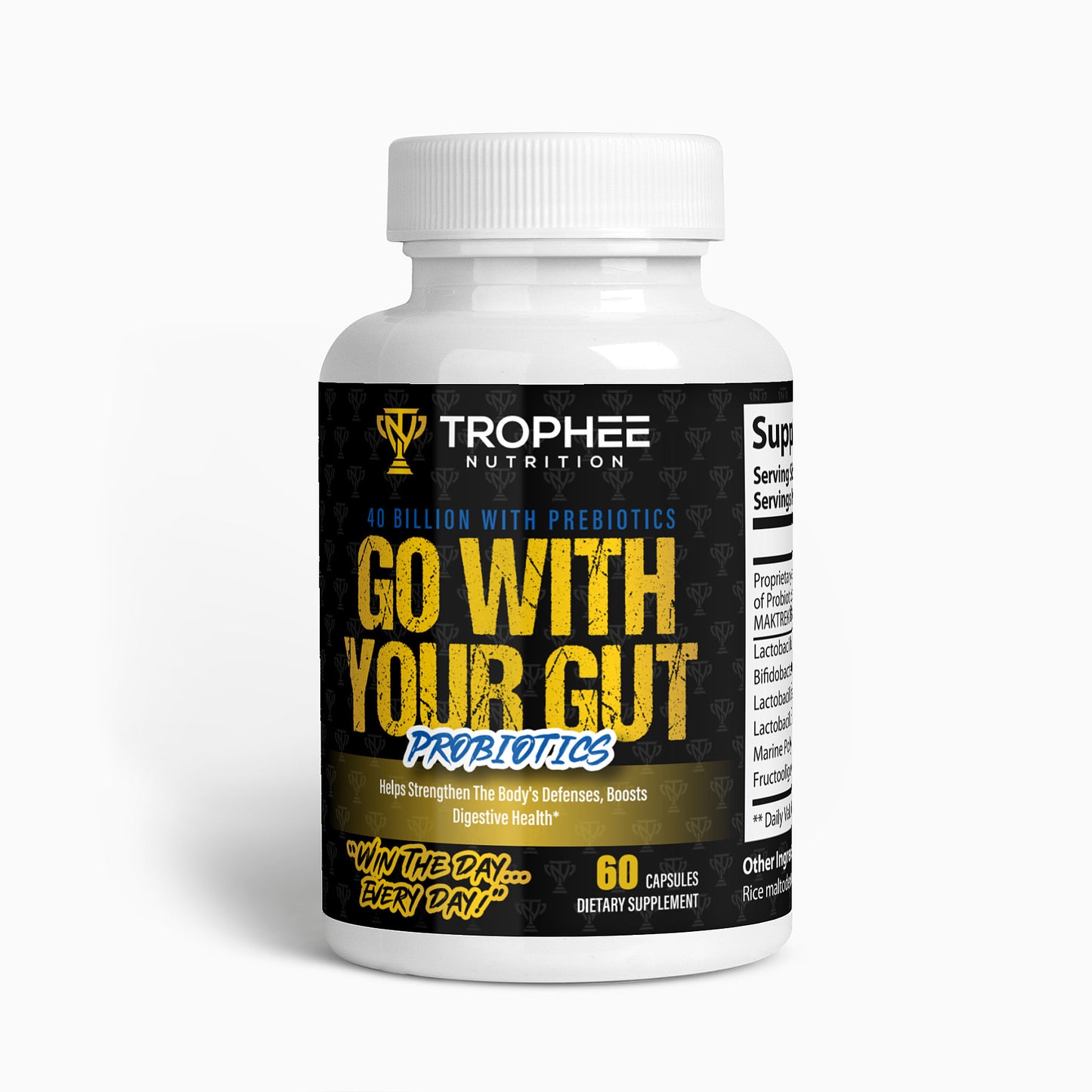 Go With Your Gut (Probitotics with Prebiotics) 40 Billion