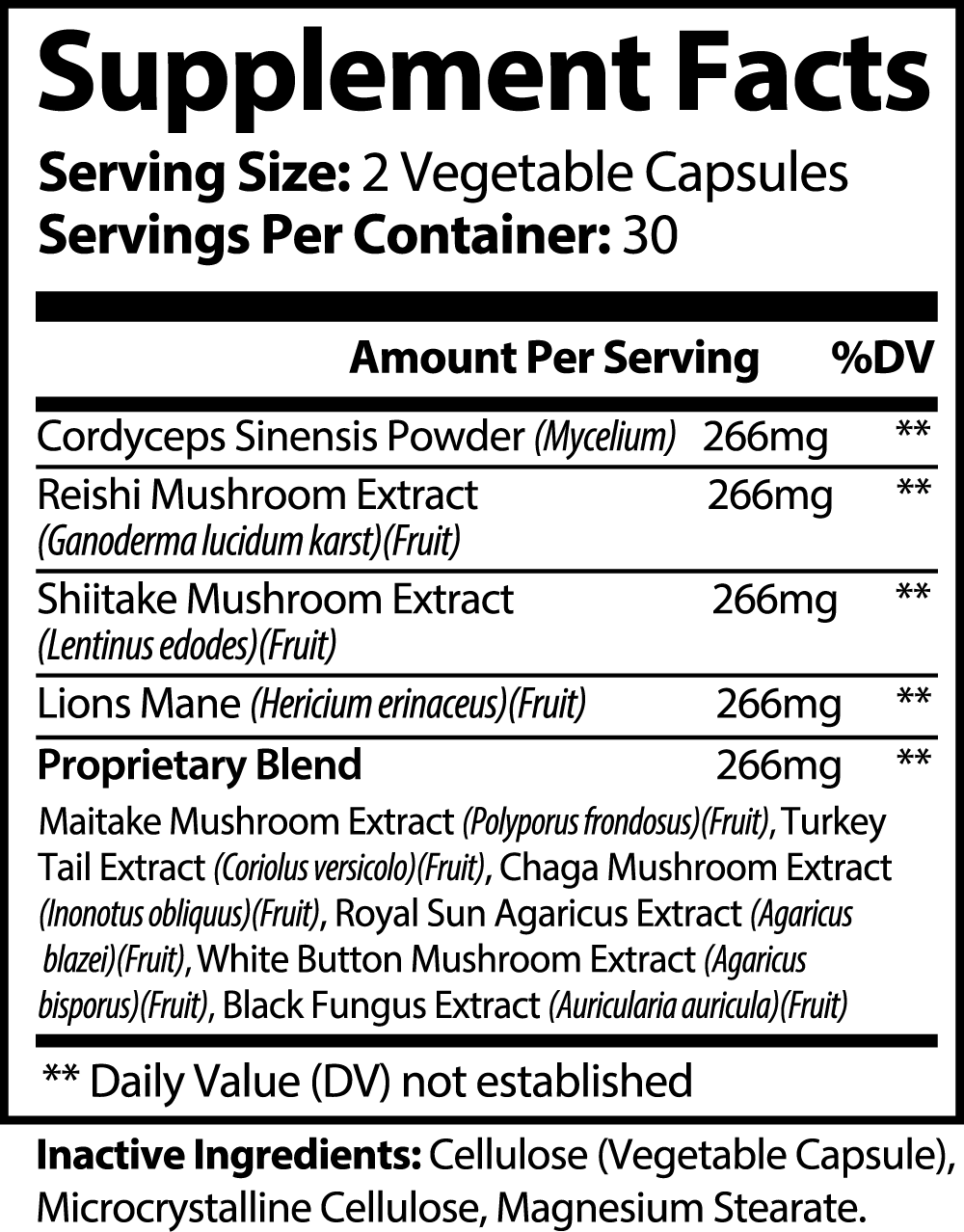 The Elite Blend (Super Mushroom Complex)